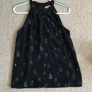 Sleeveless Black Tank Top